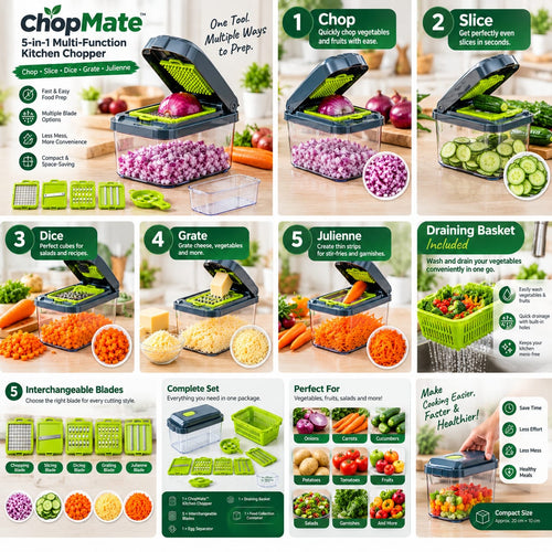ChopMate 5-in-1 Food Chopper